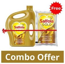 Saffola Gold Pro Healthy Lifestyle Edible Oil (5l + 1l) Combo